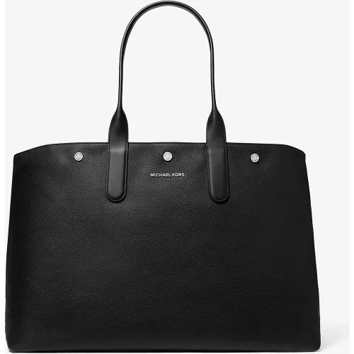 MK Cabas Hudson surdimensionné en cuir - Michael Kors - Michael Kors Mens - Modalova