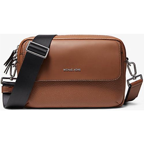 MK Sac à bandoulière Hudson en cuir grainé - Michael Kors - Michael Kors Mens - Modalova