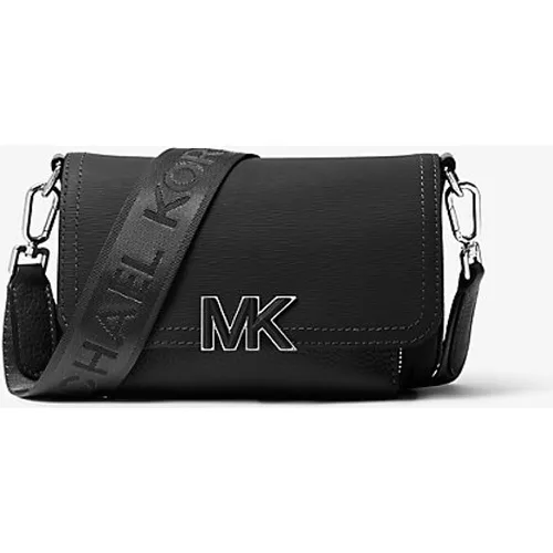 MK Sac à bandoulière Hudson en cuir texturé - Michael Kors - Michael Kors Mens - Modalova