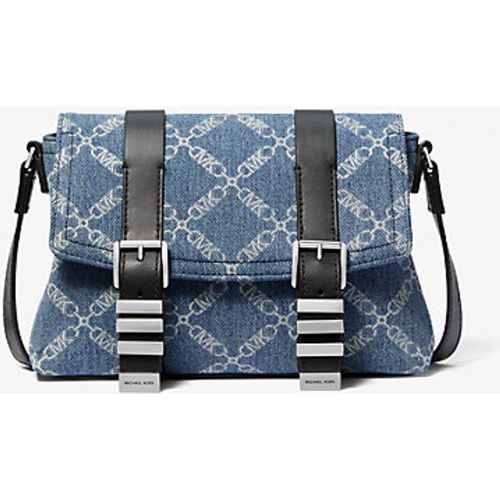 MK Mini sac à bandoulière Darrington en denim jacquard Empire Diamond - Michael Kors - Michael Kors Mens - Modalova