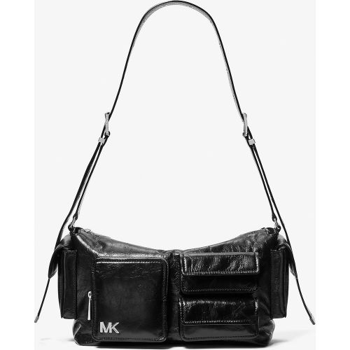 MK Grand sac porté épaule Dakota en cuir froissé - Michael Kors - Michael Kors Mens - Modalova