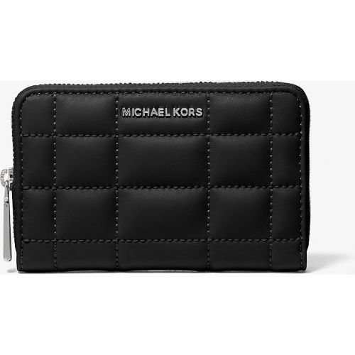 MK Petit portefeuille en cuir matelassé - Michael Kors - MICHAEL Michael Kors - Modalova