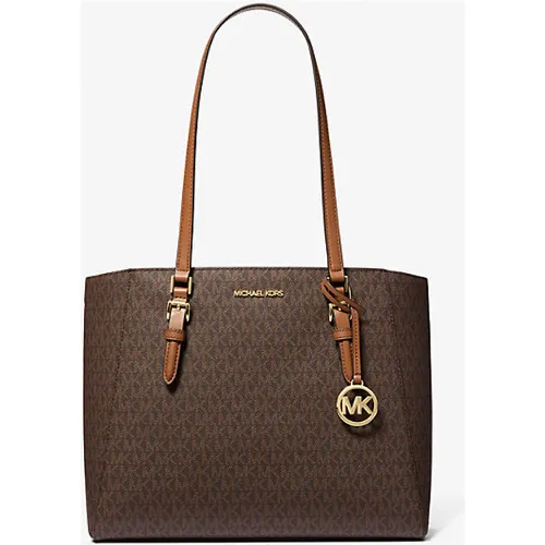 MK Grand cabas 3-en-1 Charlotte à logo Signature - Michael Kors - Michael Kors Outlet - Modalova