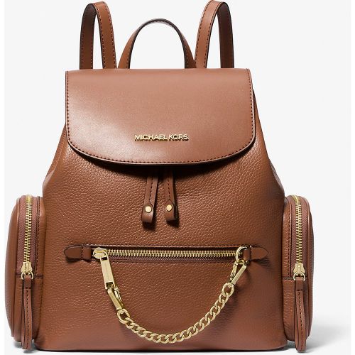 MK Sac à dos Jet Set de taille moyenne en cuir grainé - Michael Kors - Michael Kors Outlet - Modalova