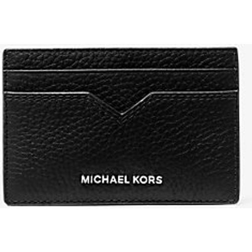 MK Porte-cartes Hudson en cuir grainé - - Michael Kors - Michael Kors Mens - Modalova