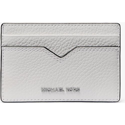 MK Porte-cartes Hudson en cuir grainé - Michael Kors - Michael Kors Mens - Modalova