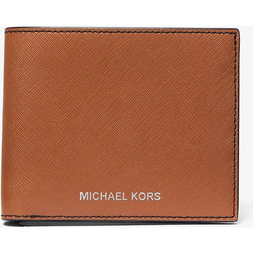 MK Portefeuille compact Varick en cuir saffiano avec porte-cartes - Michael Kors - Michael Kors Mens - Modalova