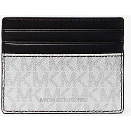 MK Grand porte-cartes Greyson à logo - BLANC ÉCLATANT (Blanc) - Michael Kors - Michael Kors Mens - Modalova