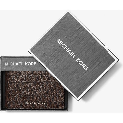 MK Portefeuille compact Harrison à logo avec porte-cartes - Michael Kors - Michael Kors Mens - Modalova