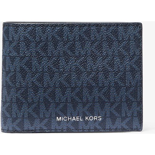 MK Portefeuille compact Harrison à logo avec porte-cartes - Michael Kors - Michael Kors Mens - Modalova