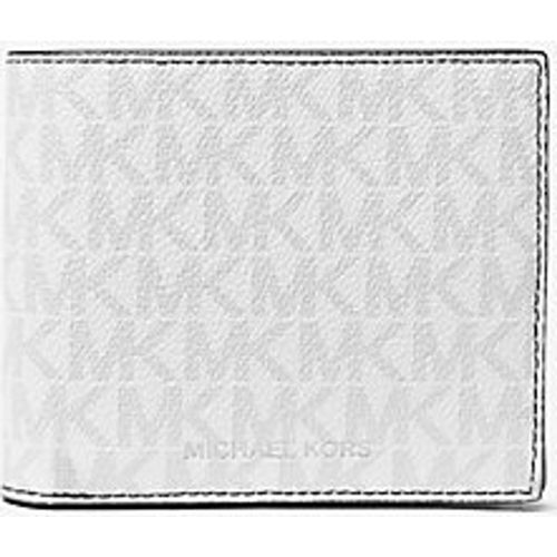 MK Portefeuille compact Greyson à logo avec compartiment à monnaie - Michael Kors - Michael Kors Mens - Modalova