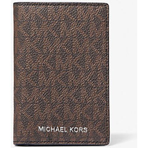 MK Porte-cartes Mason à logo et deux volets - /NOIR () - Michael Kors - Michael Kors Mens - Modalova