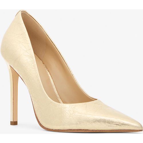 MK Escarpin Elyse en cuir métallisé craquelé - Michael Kors - MICHAEL Michael Kors - Modalova