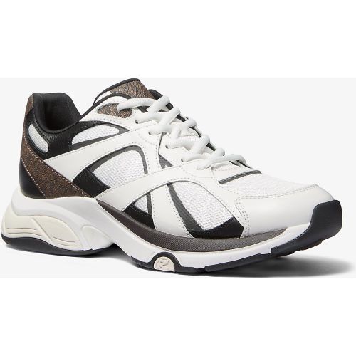 MK Basket Leo en matières mixtes - Michael Kors - Michael Kors Mens - Modalova