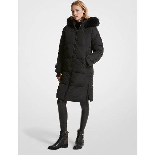 MK Manteau bouffant matelassé bordé de fausse fourrure - Michael Kors - MICHAEL Michael Kors - Modalova