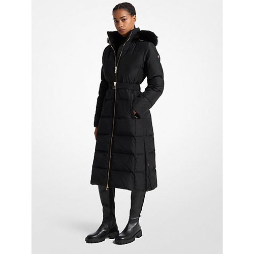 MK Manteau bouffant matelassé bordé de fausse fourrure - Michael Kors - MICHAEL Michael Kors - Modalova