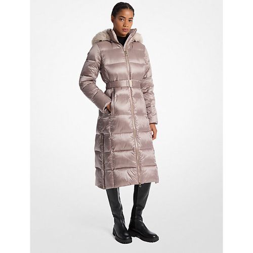 MK Manteau bouffant matelassé bordé de fausse fourrure - Michael Kors - MICHAEL Michael Kors - Modalova