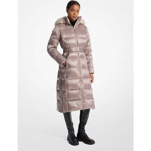 MK Manteau bouffant matelassé bordé de fausse fourrure - Michael Kors - MICHAEL Michael Kors - Modalova