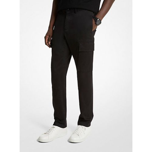 MK Pantalon cargo en coton biologique extensible - Michael Kors - Michael Kors Mens - Modalova