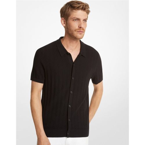 MK Chemise en mélange de coton texturé - Michael Kors - Michael Kors Mens - Modalova