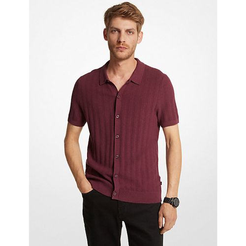 MK Chemise en mélange de coton texturé - Michael Kors - Michael Kors Mens - Modalova