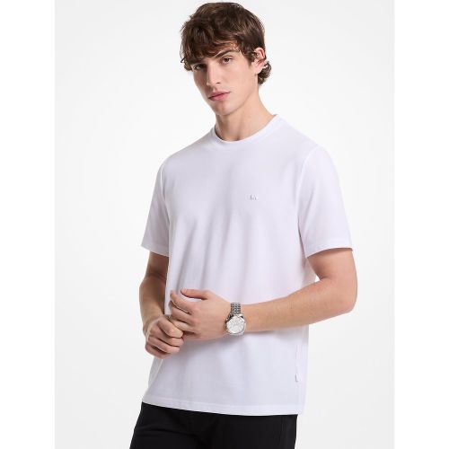 MK T-shirt en piqué de coton mélangé - Michael Kors - Michael Kors Mens - Modalova