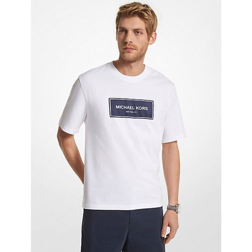 MK T-shirt surdimensionné en coton avec logo - - Michael Kors - Michael Kors Mens - Modalova