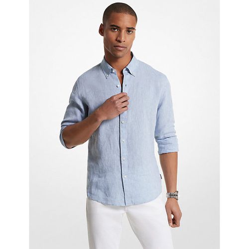 MK Chemise en lin - - Michael Kors - Michael Kors Mens - Modalova