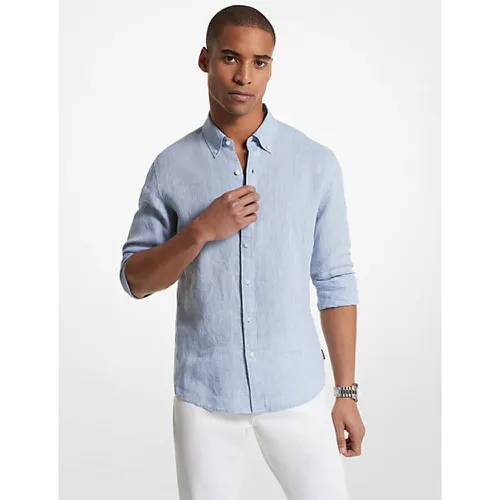 MK Chemise en lin - Michael Kors - Michael Kors Mens - Modalova