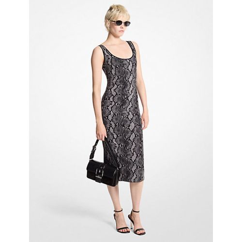 MK Robe en jacquard à imprimé serpent - Michael Kors - MICHAEL Michael Kors - Modalova