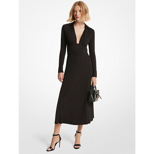 MK Robe en jersey mat extensible - Michael Kors - MICHAEL Michael Kors - Modalova