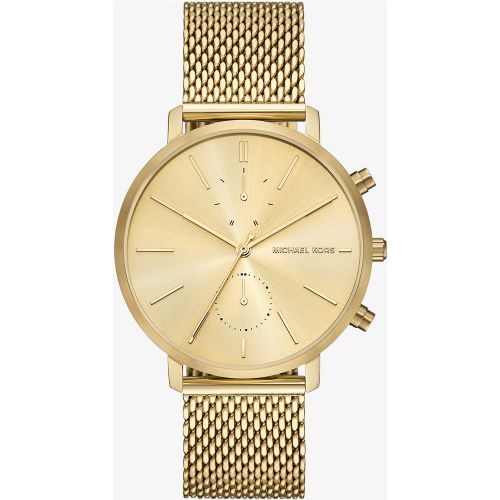 MK Montre Blake dorée surdimensionnée en maille - Michael Kors - Modalova