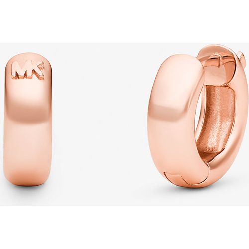 MK Créoles huggies avec plaquage en métal précieux - Michael Kors - Modalova