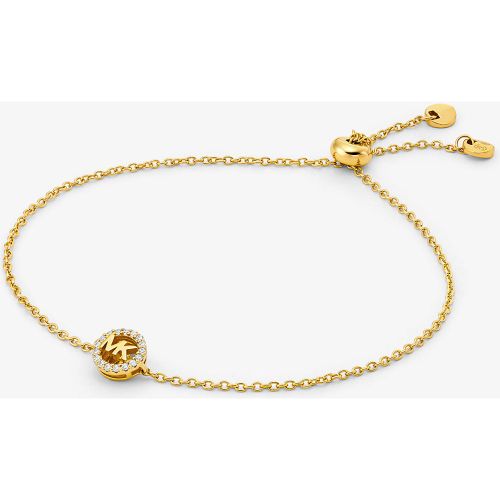 MK Bracelet à glissière Fulton en argent sterling plaqué en métal précieux - Michael Kors - Modalova