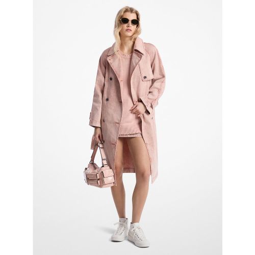 MK Trench en denim teint - Michael Kors - MICHAEL Michael Kors - Modalova