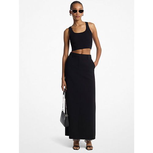 MK Maxi jupe style pantalon en crêpe texturé - Michael Kors - MICHAEL Michael Kors - Modalova