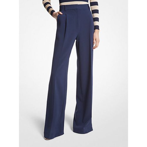 MK Pantalon à jambes larges en crêpe - Michael Kors - MICHAEL Michael Kors - Modalova