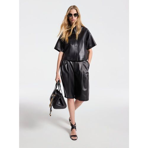 MK Chemise courte en cuir - Michael Kors - MICHAEL Michael Kors - Modalova