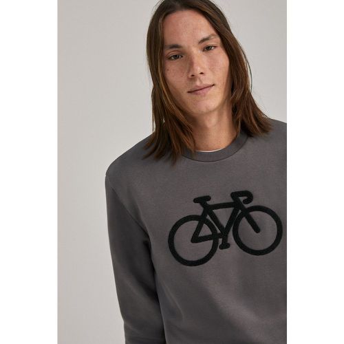 Sweat-shirt col ras-du-cou bicyclette - Springfield - Modalova