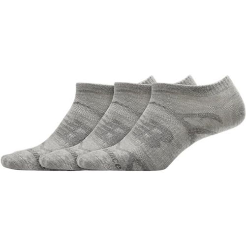 Unisex Chaussettes Flat Knit No Show 3 Pack en , Poly Knit, Taille L - New Balance - Modalova