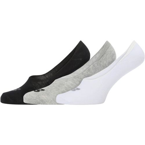 Unisexe Performance Cotton Unseen Liner Socks 3 Pack en Noir/Gris/, Taille L - New Balance - Modalova