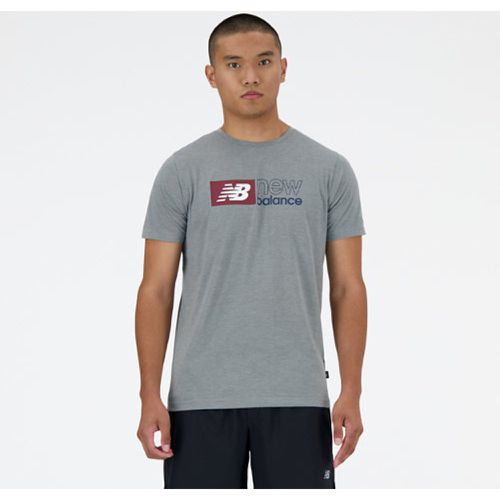 Sport Essentials Heathertech Graphic T-Shirt en , Poly Knit, Taille 2XL - New Balance - Modalova