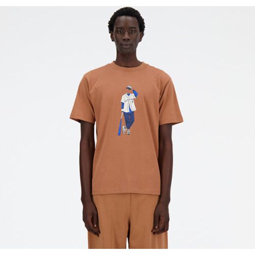 Athletics Baseball T-Shirt en , Cotton, Taille 2XL - New Balance - Modalova