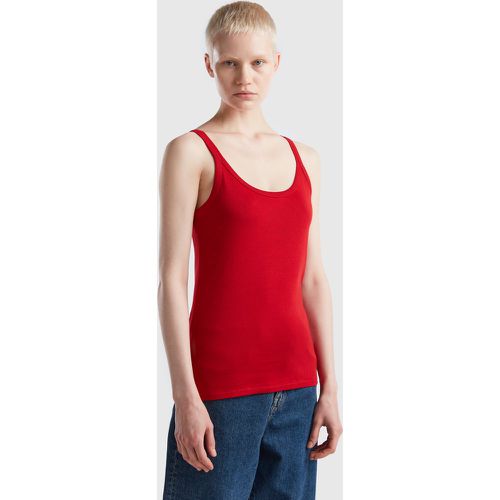 Benetton, Débardeur À Côtes, taille M, Rouge - United Colors of Benetton - Modalova