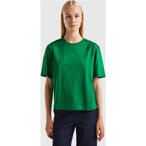 Benetton, T-shirt Coupe Boxy, taille L, Vert - United Colors of Benetton - Modalova