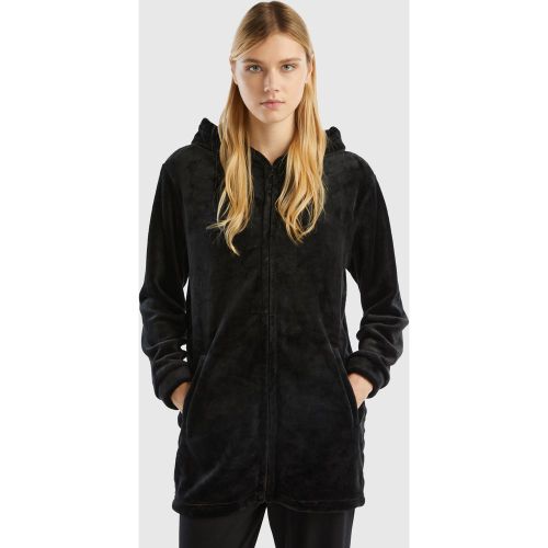 Benetton, Peignoir Zippé, taille M, Noir - United Colors of Benetton - Modalova