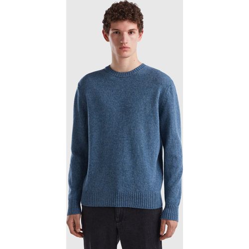 Benetton, Pull En Laine Shetland, taille XS, Bleu Horizon - United Colors of Benetton - Modalova