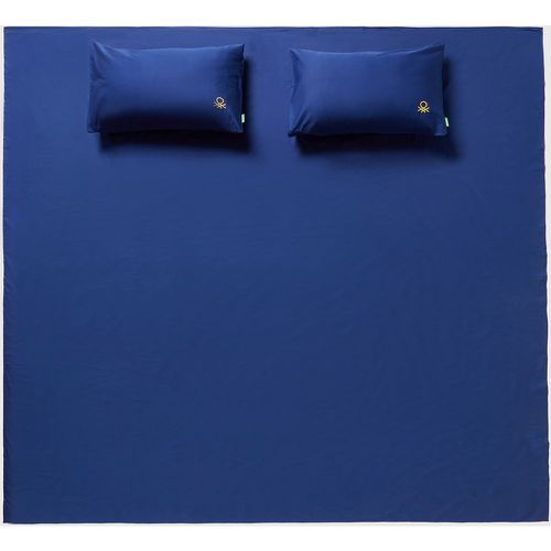 Benetton, Parure De Lit 2 personnes Bleu Foncé, taille OS, Bleu Foncé, Benetton Home - United Colors of Benetton - Modalova