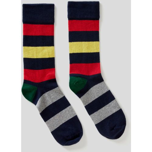 Benetton, Chaussettes 3/4 À Motif Jacquard, taille 36-41, Multicolore - United Colors of Benetton - Modalova