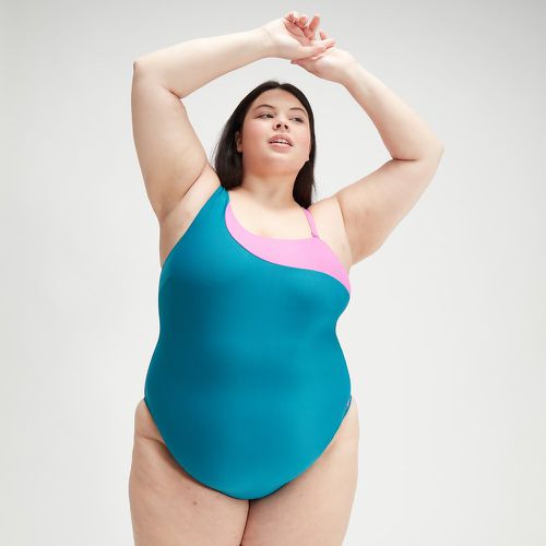 Maillot de bain Solid Asymmetric Grande taille Sarcelle/ - Speedo - Modalova